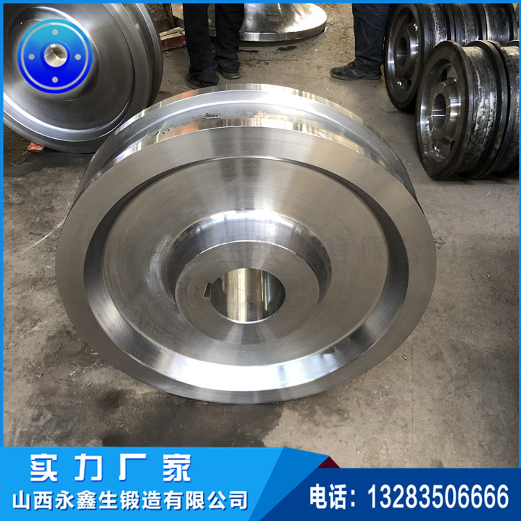 鍛造鋼渣機車輪鍛件